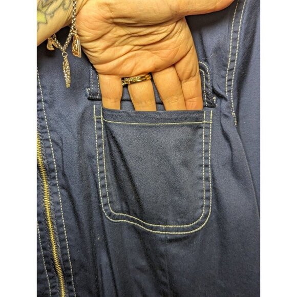 Koret Women's Size Large Full Zip Denim Wash Color Jacket - Picture 2 of 10